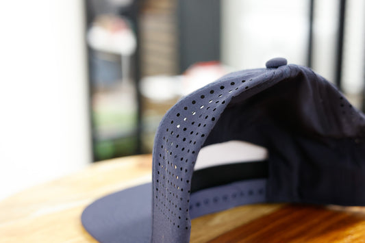 Navy Pumphouse Performance Patch Hat with Perforated Back