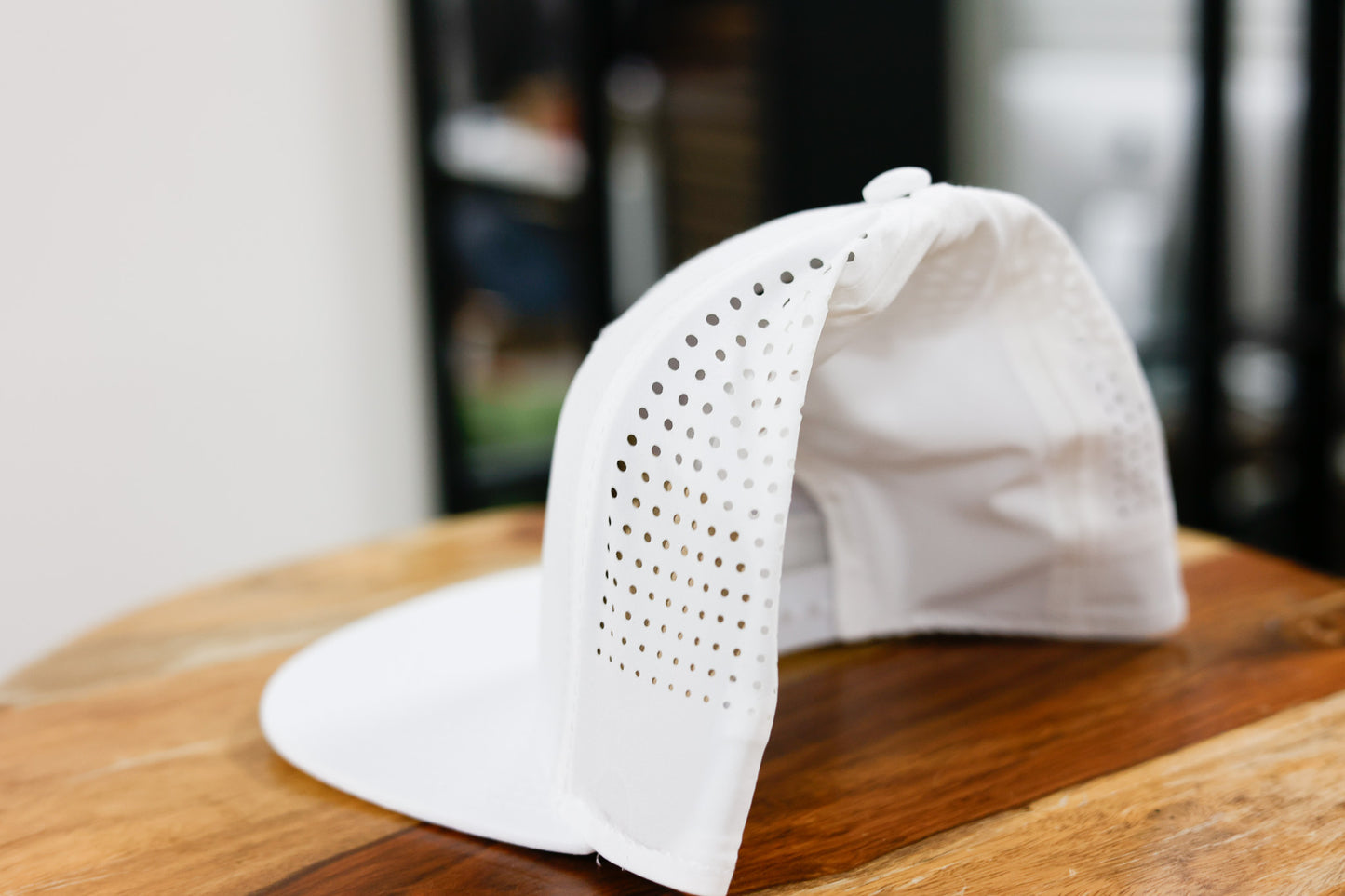 White Pumphouse Performance Patch Hat with Perforated Back