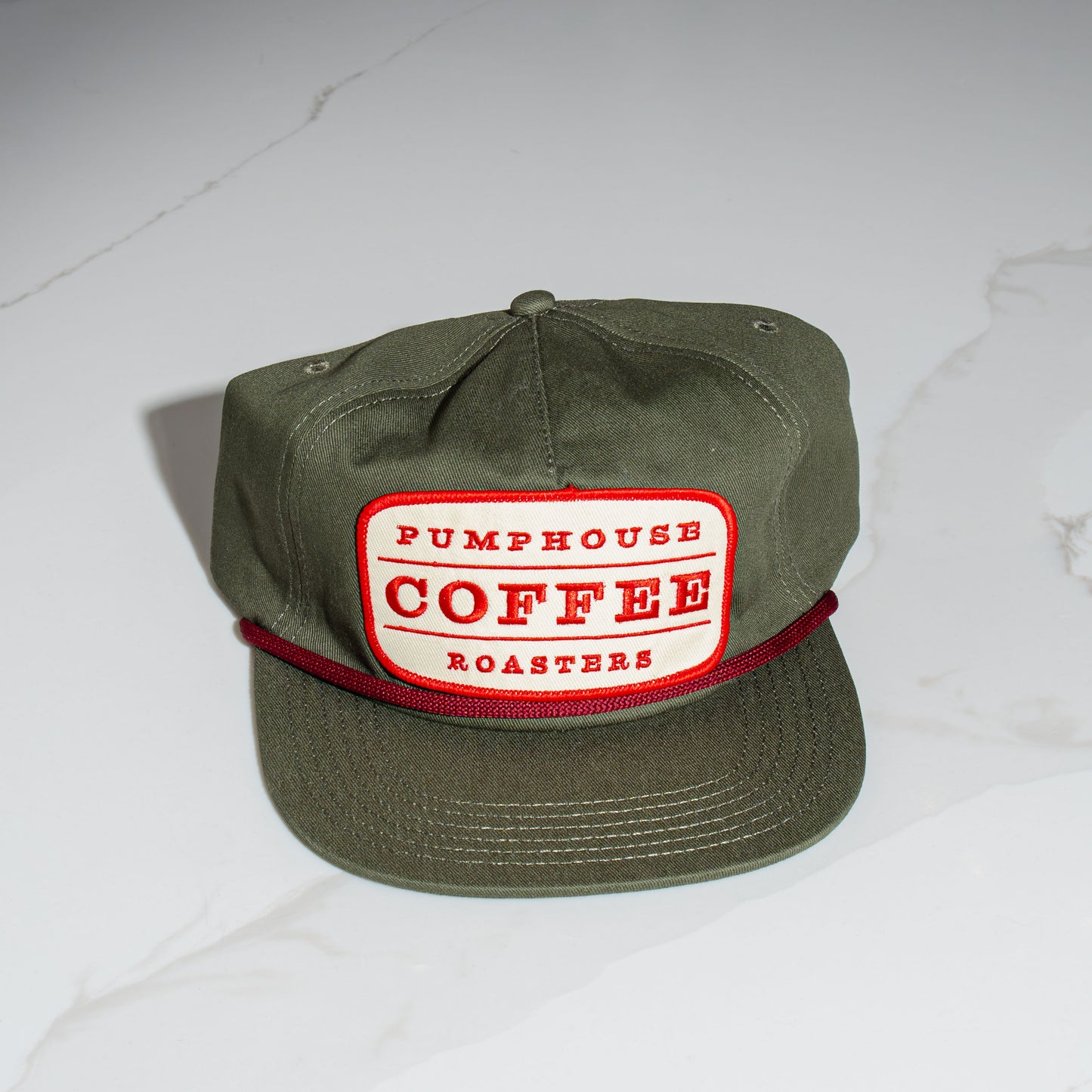 Green Pumphouse Coffee Roasters Rope Hat