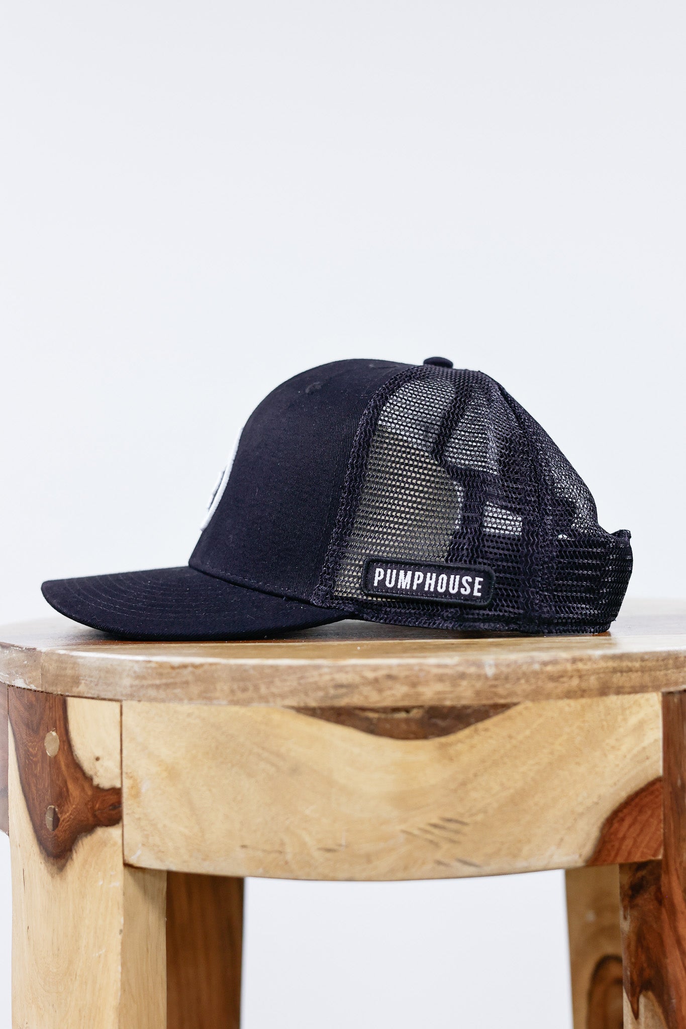 Black Out - Pumphouse Embroidered Trucker Hat