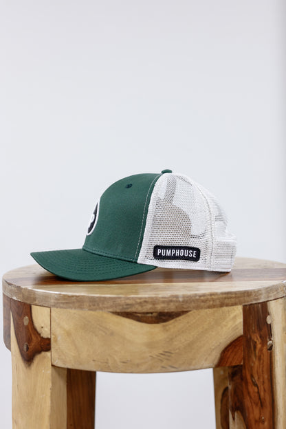 Forrest Green - Pumphouse Embroidered Trucker Hat