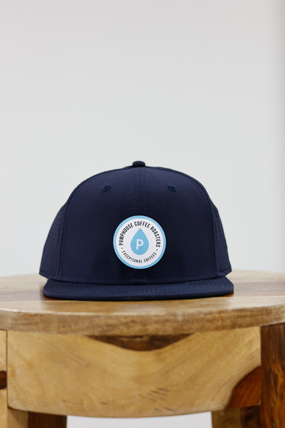 Navy Pumphouse Performance Patch Hat with Perforated Back